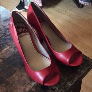 Red high heels